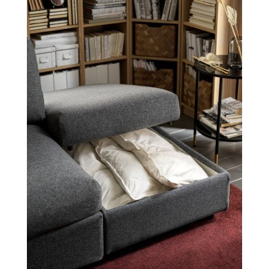 IKEA Підставка для ніг VIMLE Сірий (ИКЕА ВИМЛЕ) 19392588 фото - 6