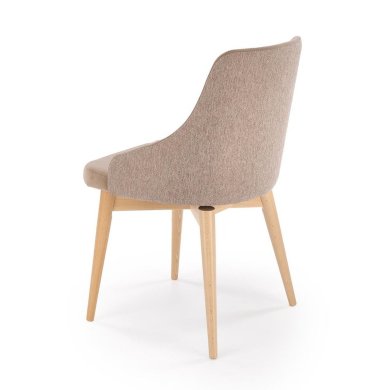 Обеденный стул поворотный Halmar MALAGA Бежевый V-PL-N-MALAGA-MAVEL38/STELAR16 фото - 2