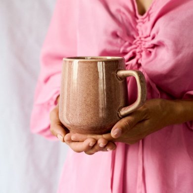 Кружка Homla MYSTIC 520 мл Розовый 230147 фото - 3