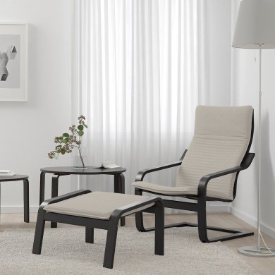 IKEA Кресло-качалка POANG Светло-бежевый (ИКЕА ПОАНГ) 39240792 фото - 12
