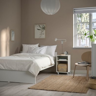 IKEA Ліжко VIHALS 140х200 см Білий (ИКЕА ВИХАЛС) 20602439 фото - 2