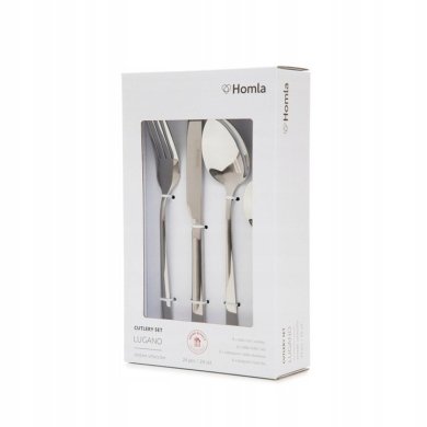 Набір столових приборів Homla Lugano Homla 24 шт. | Сріблястий - 9 Набір столових приборів Homla Lugano Homla 24 шт. | Сріблястий 215815 фото - 9