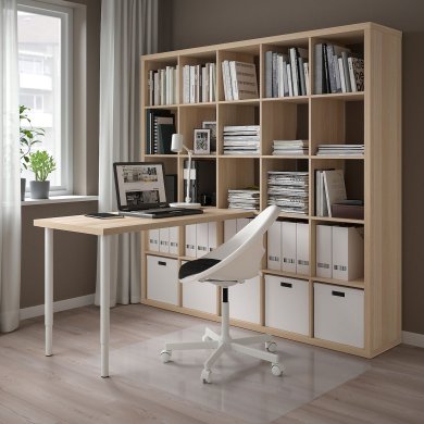 IKEA Ніжка для столу регульована OLOV 60-90 см Білий (ИКЕА ОЛОВ) 10264302 фото - 9