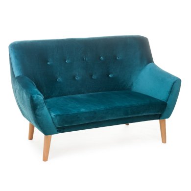 Диван Signal Nordic 2 Velvet | Бирюзовый (Bluvel 85) NORDIC2V85-P фото - 2