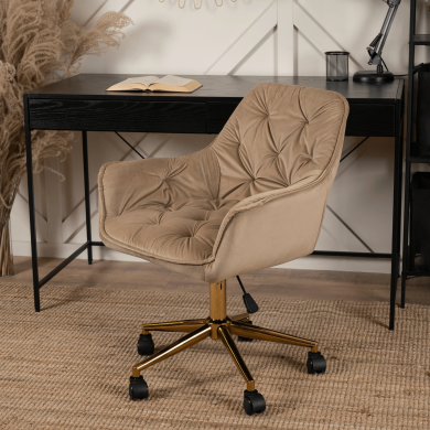 Офісне крісло Mebel Elit MILAN Бежевий ME.MILAN/BZ/ZL/V/FO фото - 8