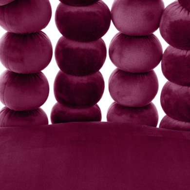 Обеденный стул Homla BUBBLE BEAM Welur Бордовый 226091 фото - 6