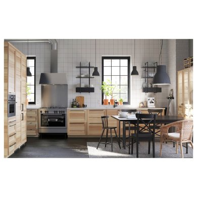 IKEA Обідній стілець INGOLF Чорний (ИКЕА ИНГОЛЬФ) 60217822 фото - 7