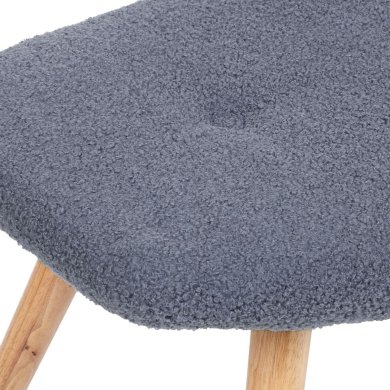 Підставка для ніг Homla MOSS TEDDY BOUCLE Синій 229608 фото - 3