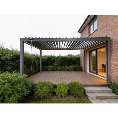 Пергола з LED підсвіткою Garden Line 4x3 м Сірий GOL0562 фото - 7