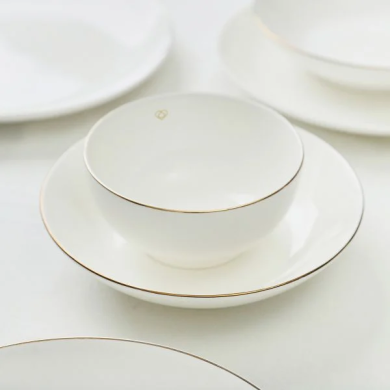 Миска Homla AURO 14 см | Екрю / Золотий - 5 Миска Homla AURO 14 см | Екрю / Золотий 164328 фото - 5