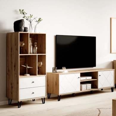 Стеллаж Mebel Elit BACARDI Дуб артизан - 4 Стеллаж Mebel Elit BACARDI Дуб артизан W.BILBAO/BL7/DA/B/REG фото - 4