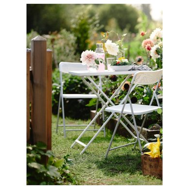 IKEA Складной садовый стул TORPARO Белый (ИКЕА ТОРПАРО) 00537850 фото - 5