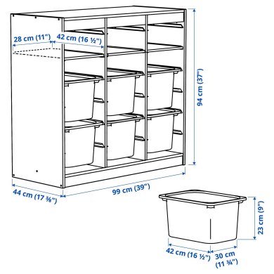 IKEA TROFAST (ИКЕА ТРУФАСТ) 49613135 фото - 2