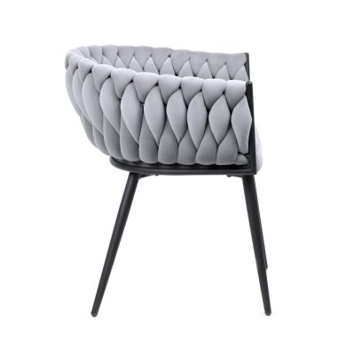 Обідній стілець Homla PRINSSI Welur Сірий 219357 фото - 3