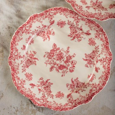 Десертна тарілка Homla LOURRY 19 см Червоний 242172 фото - 6