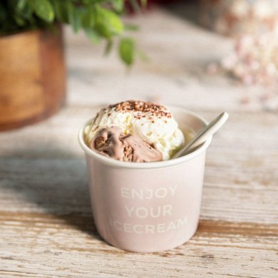 Стакан для мороженого Homla GUMMY SUMMER 200 мл Розовый 222939 фото - 5