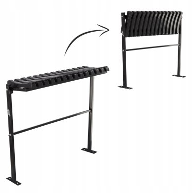 Складная садовая скамья Garden Line MEB8305 Черный MEB8305