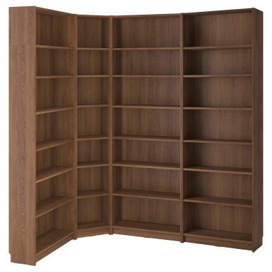 IKEA Стеллаж BILLY Орех (ИКЕА БИЛЛИ) 69581888