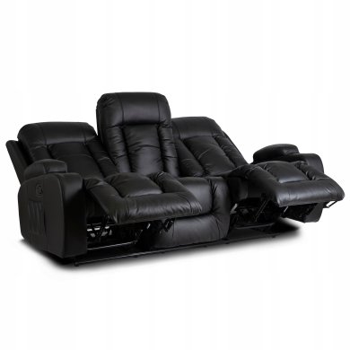 Крісло м'яке розкладне з реклайнером Mebel Elit AUSTIN Чорний ME.AUSTIN/CZ/E/FW фото - 3