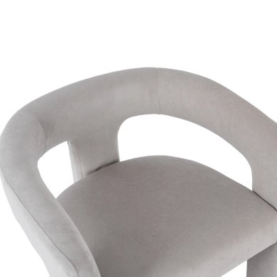 Кресло мягкое Mebel Elit LILLE Welur Серый ME.LILLE/P/V/FW фото - 5