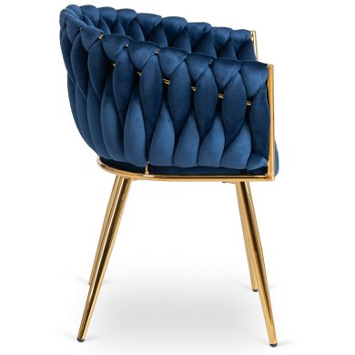 Обідній стілець Mebel Elit CAPI Welur Синій ME.CAPI/GR/ZL/V/K фото - 3