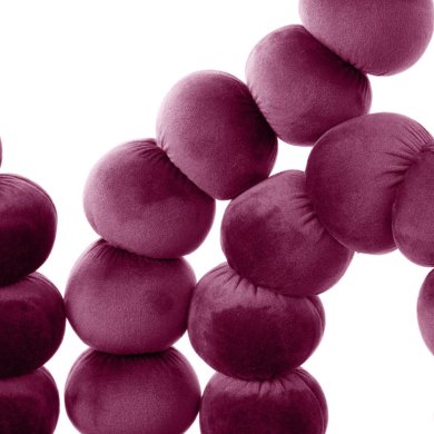 Обеденный стул Homla BUBBLE BEAM Welur Бордовый 226091 фото - 5