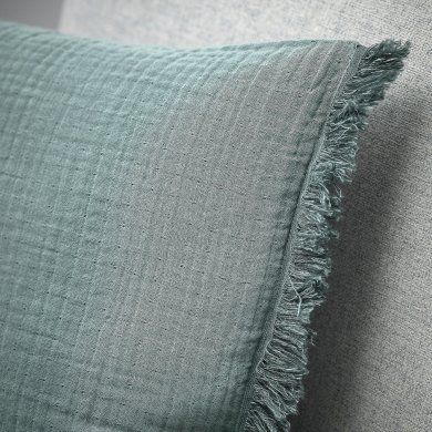 Декоративна наволочка VALLKRASSING 50х50 см Сірий - 5 IKEA Декоративна наволочка VALLKRASSING 50х50 см Сірий (ИКЕА ВАЛЛКРАССИНГ) 40570965 фото - 5