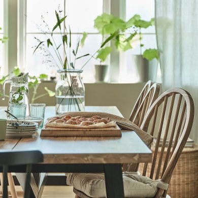 IKEA Обеденный стол SKOGSTA Акация (ИКЕА SKOGSTA) 70419264 фото - 14