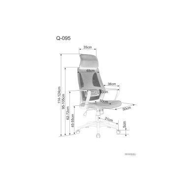 Офисное кресло Signal Q-095 Черный OBRQ095CSZ фото - 6