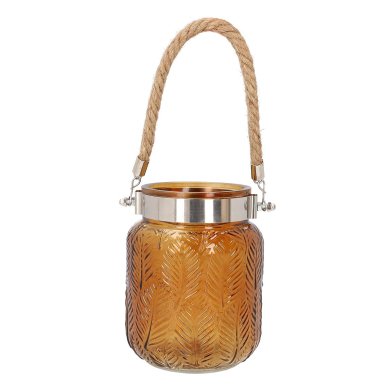 Фонарь Homla FLOR 12x16 см | Коричневый 209929