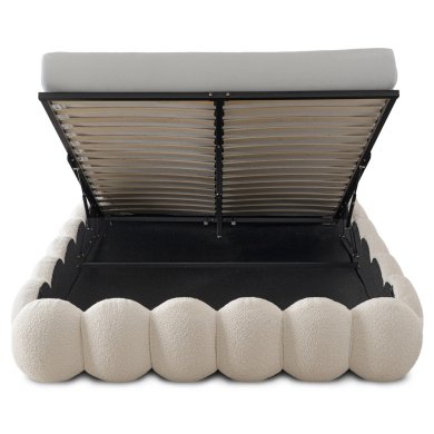 Кровать Mebel Elit ANKARA Boucle 140x200 см Кремовый ME.ANKARA/140/KR/TB/LOZZPOJ фото - 9