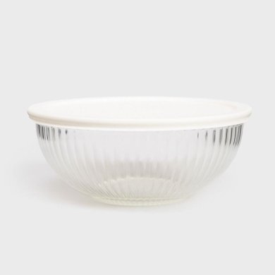 Миска з кришкою Homla NORAH 22,5 см Білий 238335