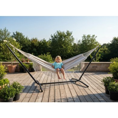 Гамак Garden Line BOHO 200x150 см Бежевый HAM3194_beige фото - 8