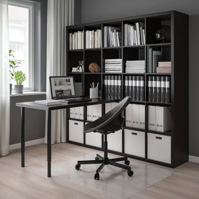 IKEA Стеллаж с столом KALLAX/LAGKAPTEN Коричневый (ИКЕА КАЛЛАКС/ЛАГКАПТЕН) 09481655 фото - 2