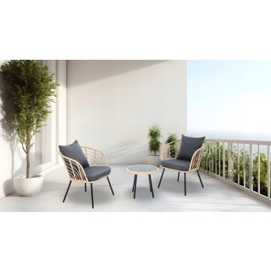 Комплект садовой мебели Kontrast VERONA PRO Серый 5.05.12276 фото - 9