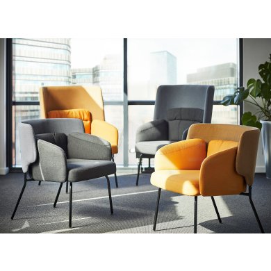 IKEA Крісло м'яке BINGSTA Жовтий (ИКЕА БИНГСТА) 40455649 фото - 11