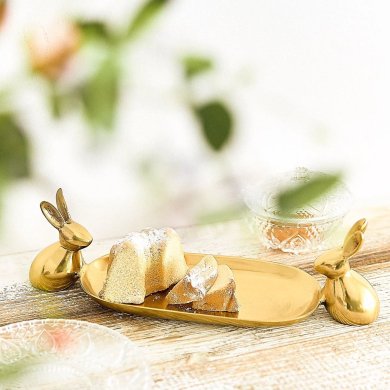 Поднос Homla LAVERO Золотой 228540 фото - 4