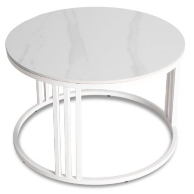 Журнальний стіл Mebel Elit KORIN Marmur Білий ME.KORIN/B/PL/B/L фото - 2
