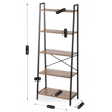 Стеллаж Mebel Elit ERVA Орех - 10 Стеллаж Mebel Elit ERVA Орех ME.ERVA/RU/CZ/REG фото - 10