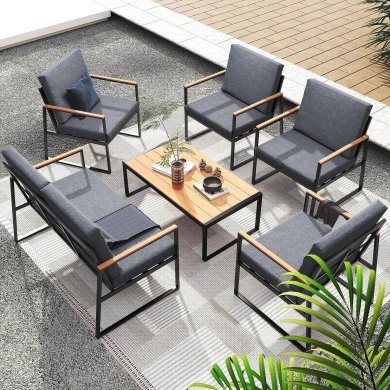 Комплект садових меблів Garden Line ALM8120 Сірий ALM8120 фото - 8