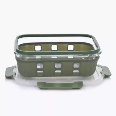 Ланч-бокс Duka IDEAL LUNCH 1300 мл Зелений - 2 Ланч-бокс Duka IDEAL LUNCH 1300 мл Зелений 2221980 фото - 2