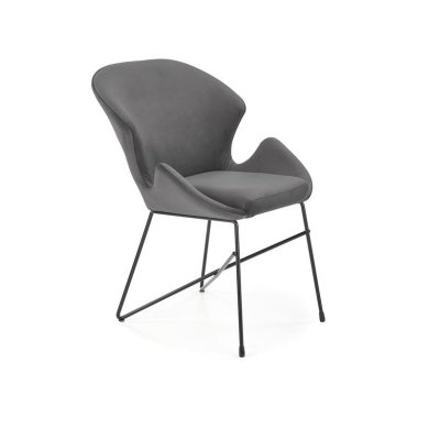 Обеденный стул Halmar K-458 Пепельный V-PL-K/458-KR-POPIELATY