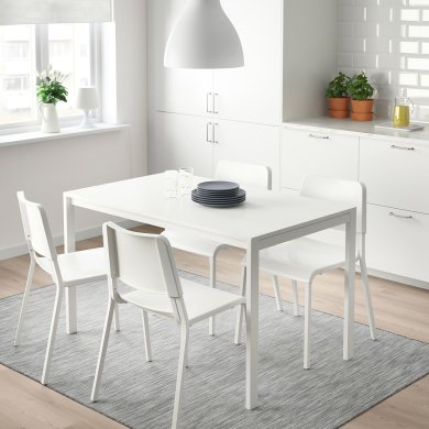 IKEA Обеденный стул TEODORES Белый (ИКЕА TEODORES) 90350937 фото - 14
