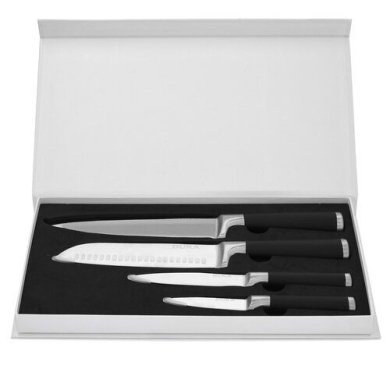 Набор ножей Duka Kitchen | Серебристый / Черный - 6 Набор ножей Duka Kitchen | Серебристый / Черный 2220380 фото - 6
