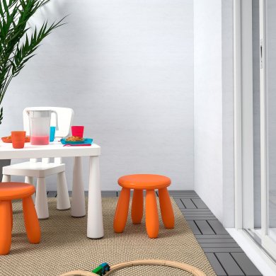 IKEA Табурет дитячий MAMMUT (ИКЕА МАММУТ) 50365361 фото - 4