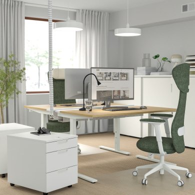 Письменный стол MITTZON Дуб - 7 IKEA Письменный стол MITTZON Дуб (ИКЕА МИЦОН) 99528130 фото - 7