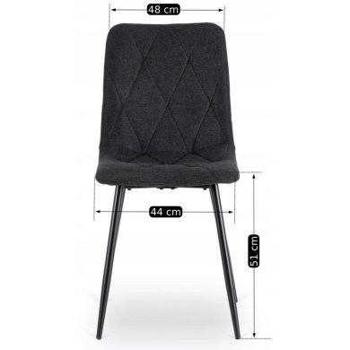 Обідній стілець Mebel Elit ROBIN 2 Чорний - 9 Обідній стілець Mebel Elit ROBIN 2 Чорний ME.ROBIN2/CZ/T/K фото - 9