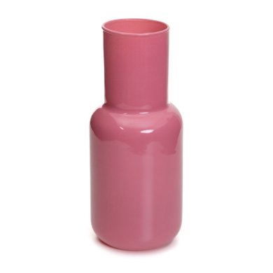 Ваза Homla BELLY 9x21 см Рожевий 228283 фото - 2