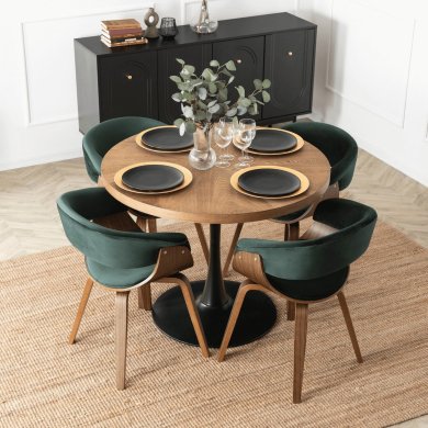 Обеденный стул Mebel Elit GARY Welur Зеленый ME.GARY/Z/O/V/DG/K фото - 6