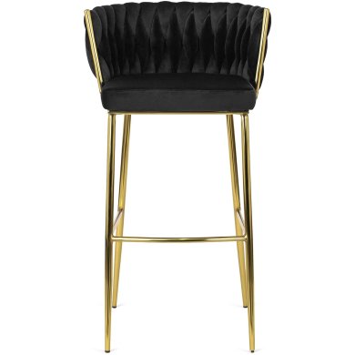 Барный стул Mebel Elit FLORES 2 Черный ME.FLORES2/CZ/ZL/V/H фото - 2